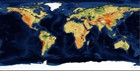 Global Physical Relief Map